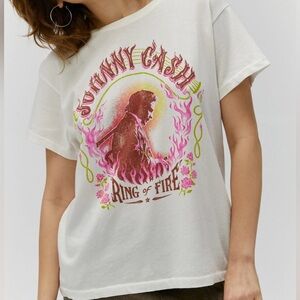 Daydreamer Johnny Cash Graphic Tee Short Sleeve TShirt